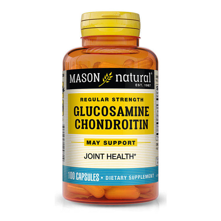 Mason Natural Mason Natural® Glucosamine Chondroitin – Regular Strength (100 Capsules) Vitamins & Supplements White Smoke