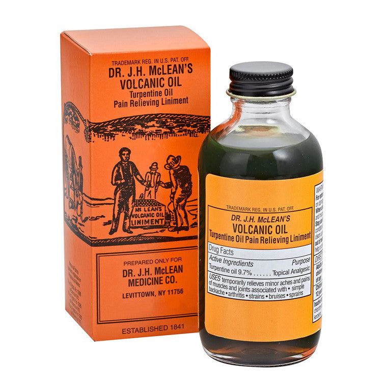 Oakhurst Oakhurst Dr. J.H. McLean's Volcanic Oil – Pain Relieving Liniment (8 Fl Oz) Medicine Cabinets White Smoke