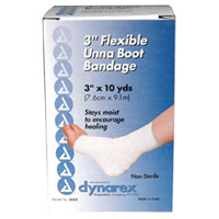 Unna Boot Unna Boot Flexible 3 Inch Bandage Of Size: 3 Inch X 10 Yards, Non-Sterile, #3453 Medical Tape & Bandages White Smoke
