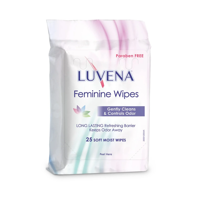 Luvena Intimacy Luvena Intimacy Anti-Itch Medicated Feminine Wipes, Resealable Pack Medicine Cabinets White Smoke