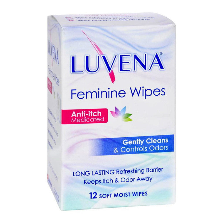 Luvena Intimacy Luvena Intimacy Anti-itch Medicated Feminine Wipes Health & Beauty Light Gray
