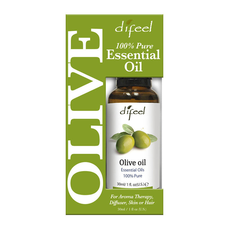 Difeel Difeel Essential Oils 100% Pure Olive Oil 1 Ounce Bath & Body Olive Drab