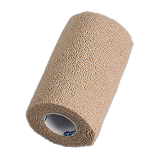 Dynarex Sensi-Wrap Self-Adherent Bandage – Tan (4"  X 5 Yards) Medical Tape & Bandages White Smoke