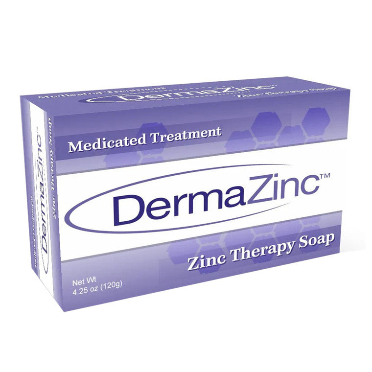 Dermazinc Dermazinc Therapy Medicated Soap, 4.25 Oz Bar Soap White Smoke