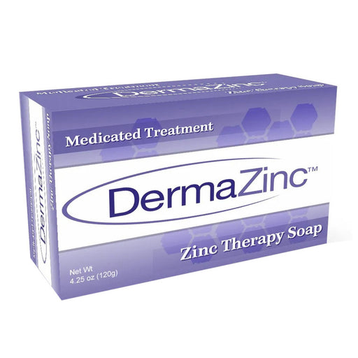 Dermazinc Dermazinc Therapy Medicated Soap, 4.25 Oz Bar Soap White Smoke