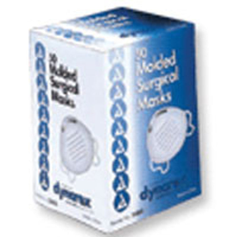 Dynarex Dynarex Surgical Face Mask - Cone Masks White Smoke