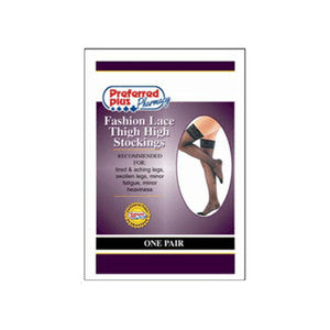 Scott Specialties Scott Specialties Loving Comfort Thigh High Stockings Moderate Beige Large 1 Pair Exercise & Fitness White Smoke