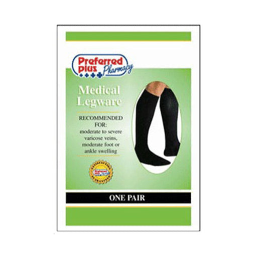 Scott Specialties Scott Specialties QCS Men's Medical Legwear Firm Black Medium - 1 Pair Medical White Smoke