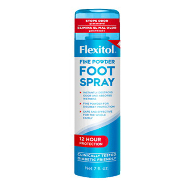 0 Flexitol Fine Powder Foot Spray 7 Oz Foot Care Light Gray
