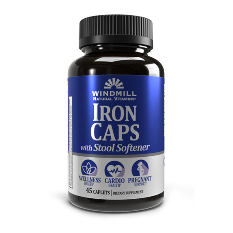 Windmill Windmill FE Caps With Stool Softener - 45 Caplets Vitamins & Supplements White Smoke