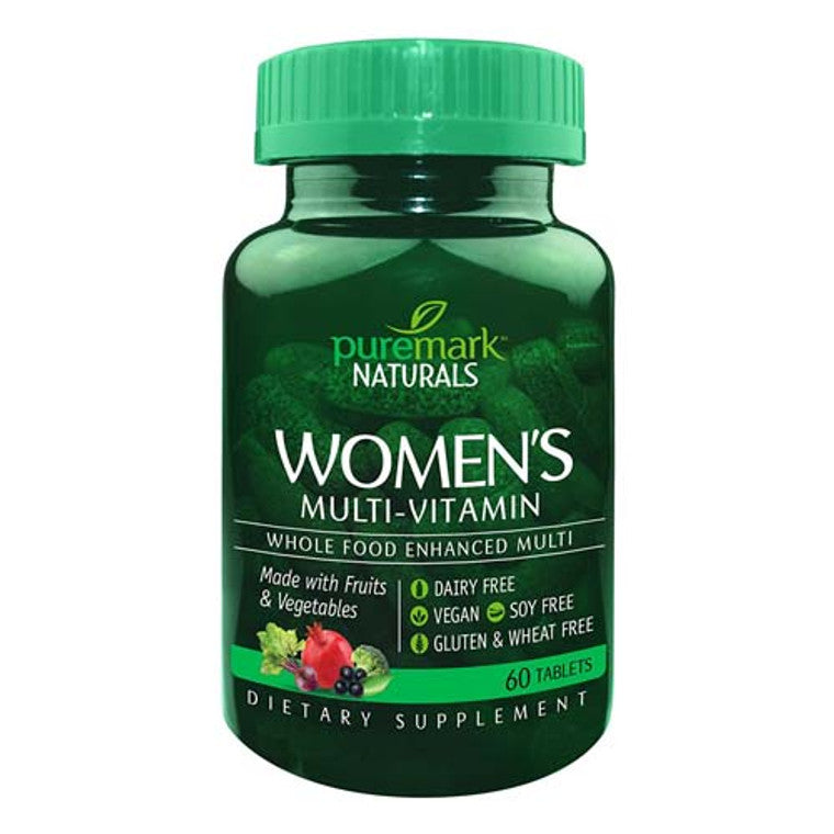 21st Century 21st Century Puremark Naturals Womens Multivitamin Tablets Vitamins & Supplements Dark Green
