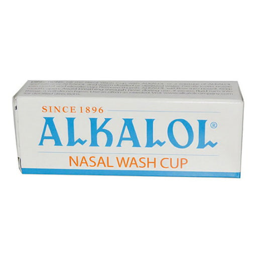 Alkalol Alkalol Nasal Wash Cup, Original Glass Mucus Solvent Applicator (1 Count) Respiratory Care Light Gray