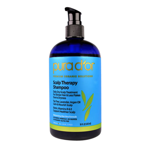 Pura D'or PURA D'OR Scalp Therapy Shampoo - 16oz Shampoo White Smoke