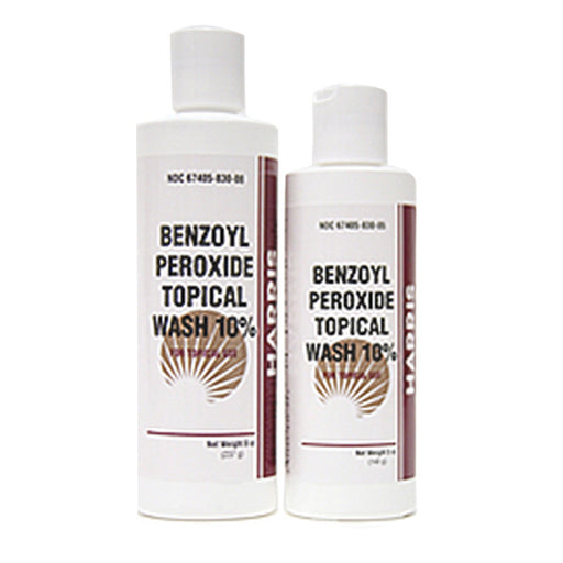 Harris Pharma Harris Pharma Benzoyl Peroxide Topical Wash 10 Percent - 8 Oz Body Wash Lavender
