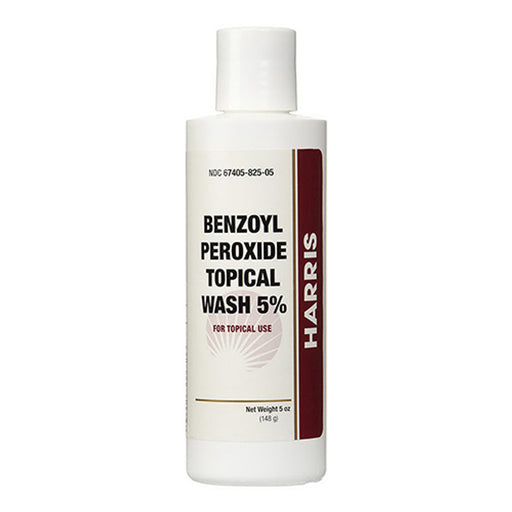 Harris Pharma Harris Pharma Benzoyl Peroxide Wash 5% Bottle, 5 Oz Body Wash Lavender