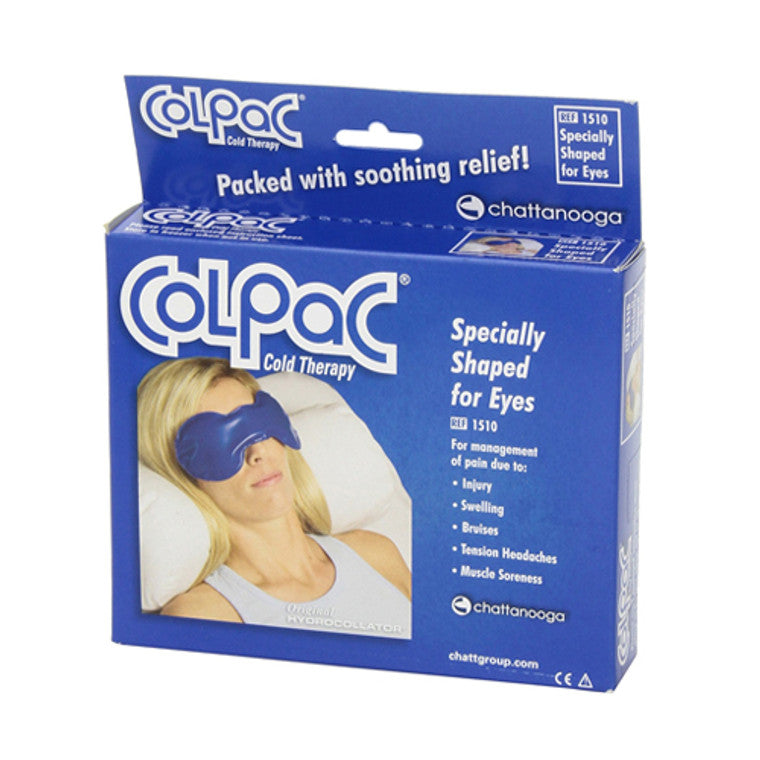 Chattanooga Chattanooga ColPaC\xc2\xae Blue Vinyl Cold Pack - Eye Size - 3 X 8 Hot & Cold Therapies White Smoke