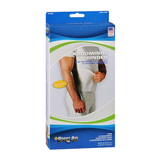 Sport Aid Sport Aid Abdominal Binder, Small Each Supports & Braces Gray
