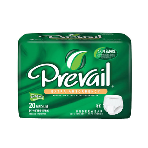 Prevail Prevail Underwear Extra Absorbency Medium - 4 Pks Of 20 Incontinence Aids Forest Green