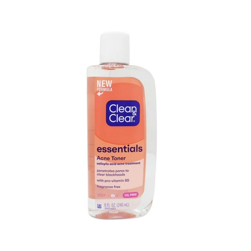 Clean & Clear Clean & Clear Essentials Oil-Free Deep Cleaning Face Astringent With 2% Salicylic Acid Acne Medication For All Skin Types To Treat Help Prevent Pimples, 8 Fl Oz Health & Beauty Lavender
