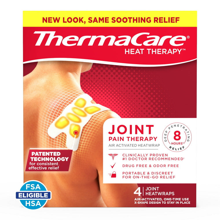 ThermaCare ThermaCare Multi-Purpose Muscle Pain Therapy Heatwraps 3 Ct Box Personal Care White Smoke