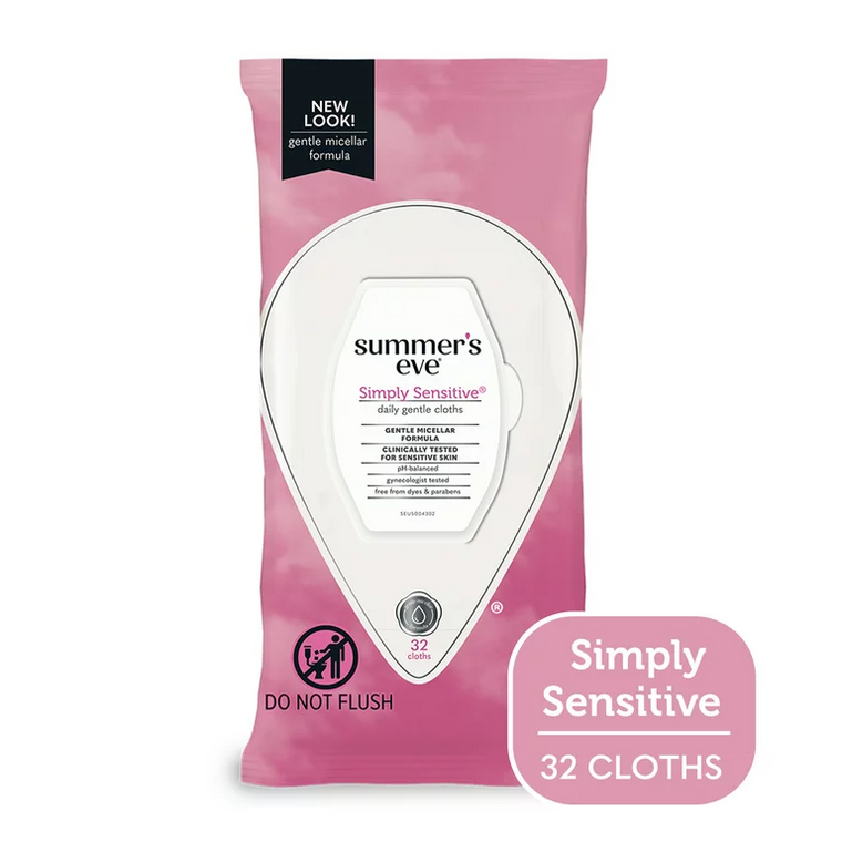 Summer's Eve Summer's Eve Gentle Cloths, Daily, Simply Sensitive Health & Beauty White Smoke