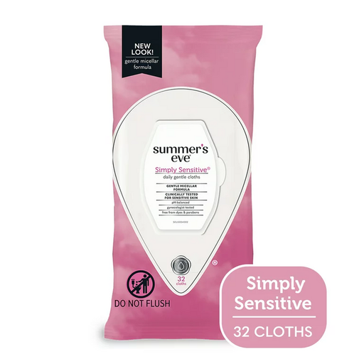 Summer's Eve Summer's Eve Gentle Cloths, Daily, Simply Sensitive Health & Beauty White Smoke