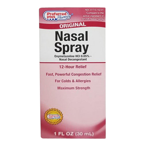 Preferred Plus Preferred Plus Pharma Original Nasal Spray, Colds And Allergies, 1oz Allergy Test Kits Gray
