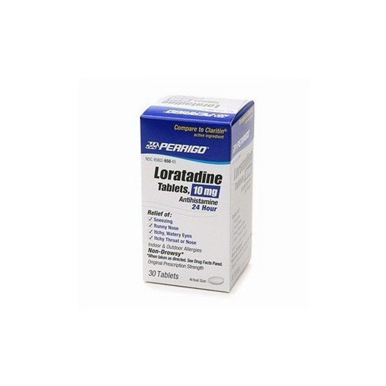Perrigo Perrigo Good Sense Loratadine 10 Mg Antihistamine 24 Hour Tablets Medicine & Drugs Light Gray