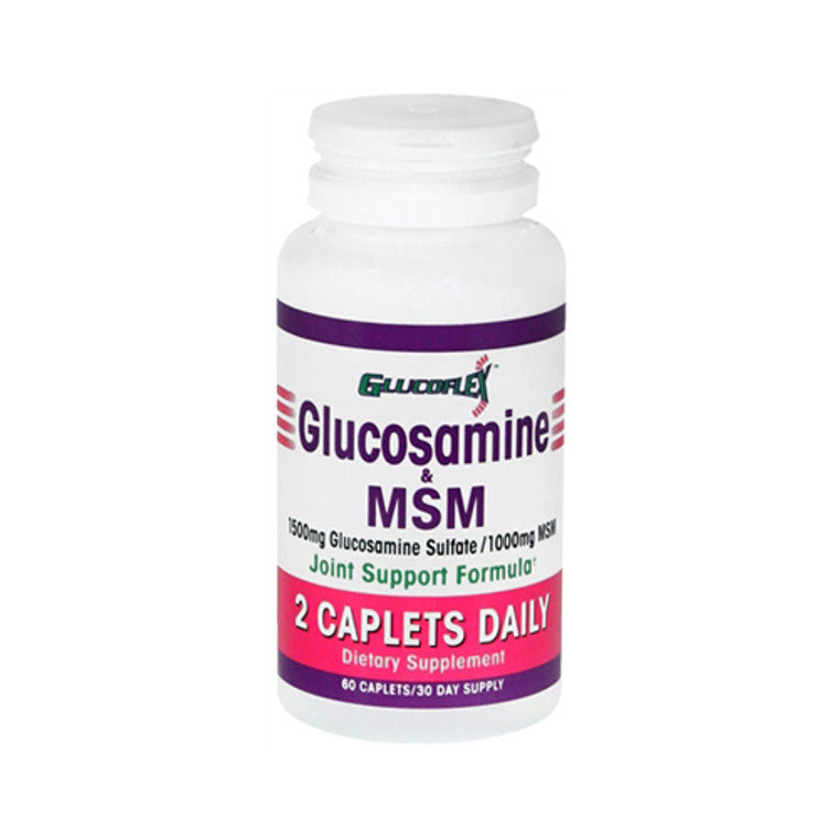 Glucoflex Glucoflex Glucosamine And Msm Caplets 60 Caplets Vitamins & Supplements Lavender