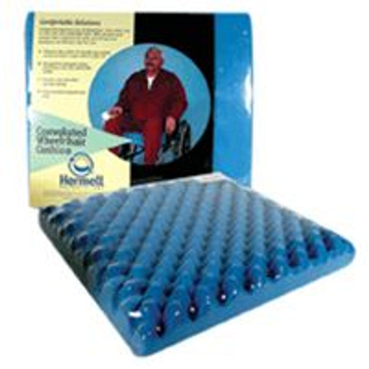 0 Convoluted Wheelchair Cushion By Hermell Of Size: 16 X18 X 3 Inches, #Cp4412 Headphone Cushions & Tips White Smoke
