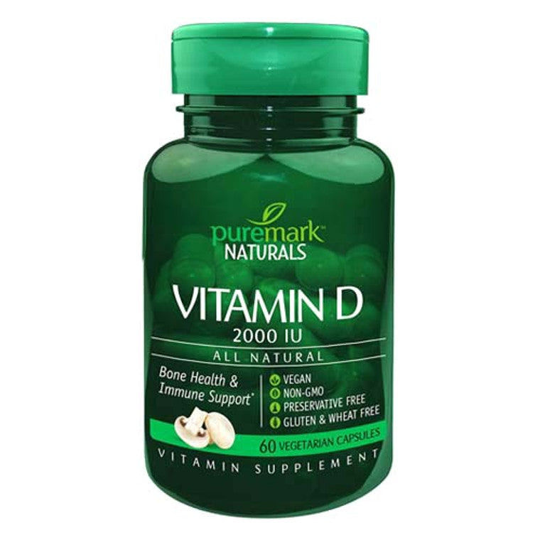 Puremark Puremark Naturals Vitamin D 2 Vitamins & Supplements White Smoke