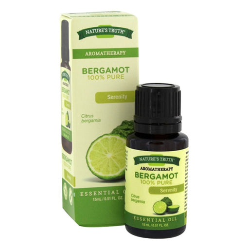 Nature's Truth Nature's Truth Pure Purifying Bergamot Essential Oil 0.51 Fl Oz Vitamins & Supplements White Smoke