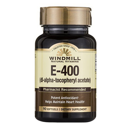 Windmill Windmill 6 Pack De Vitamina E-400 Cápsulas 90 Soft Gel Vitamins & Supplements White Smoke
