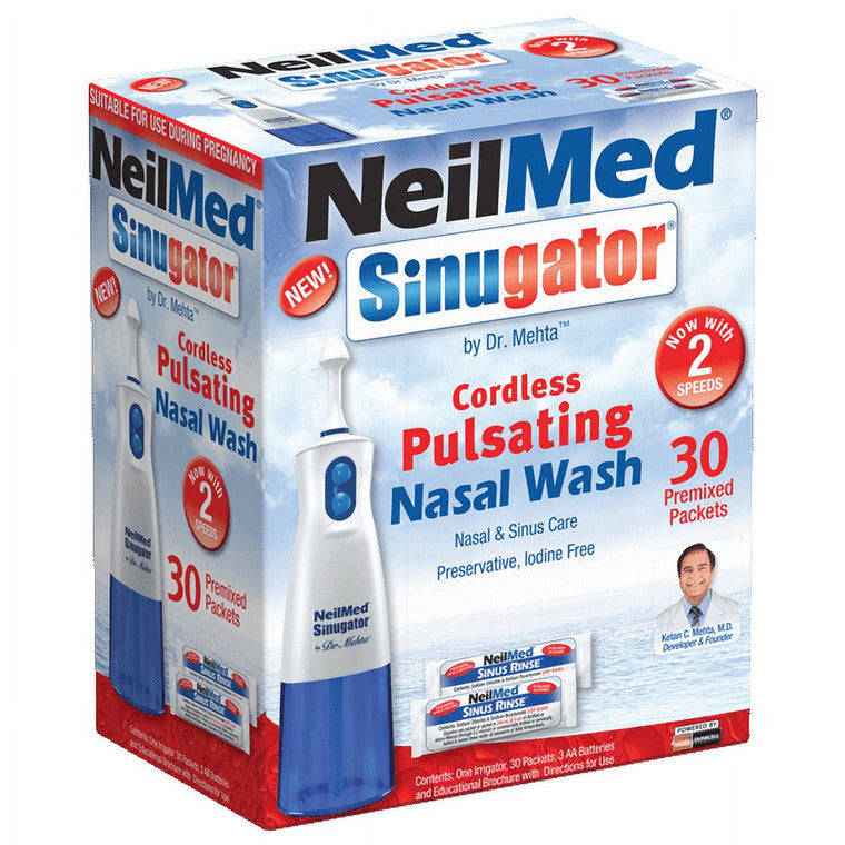 NeilMed NeilMed Nasogel Nasal Drip Free Gel Spray For Dry Noses - 30 Ml Health & Beauty White Smoke