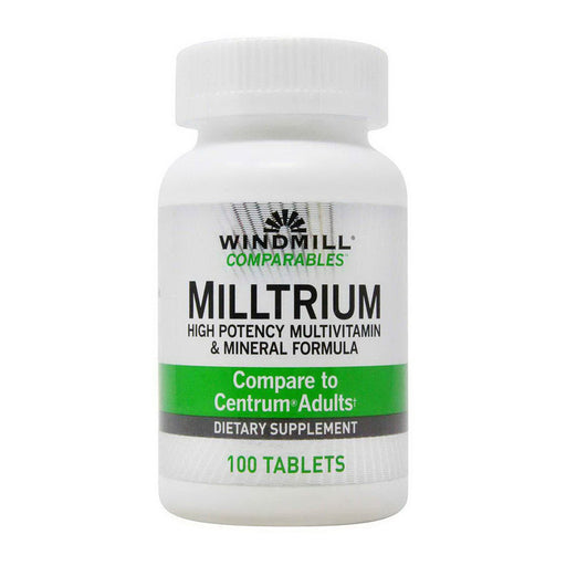 Windmill Windmill® Milltrium High Potency Multivitamin & Mineral Formula Vitamins & Supplements Light Gray