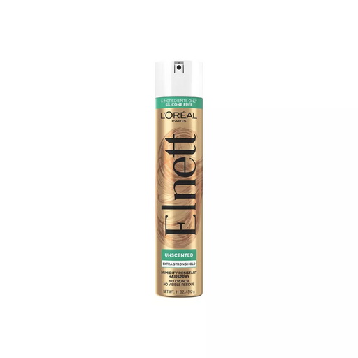 L'Oreal L'Oreal Paris Elnett Satin Extra Strong Hold Unscented Hair Spray 11oz Hair Care White Smoke