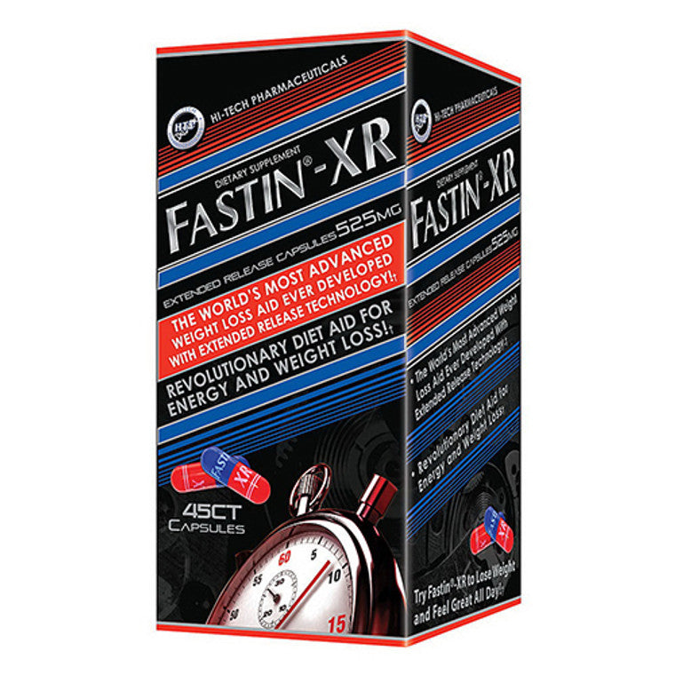 Hi-Tech Pharmacals Hi-Tech Pharmacals Fastin, XR, Weight Loss Aid, 525 Mg, Extended Release Capsules Vitamins & Supplements Black