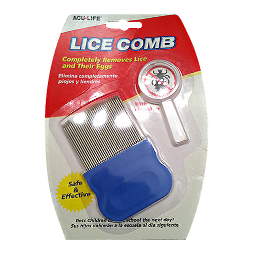 Health Enterprises Health Enterprises Acu-Life Lice Comb With 5X Magnifier Lice Comb White Smoke