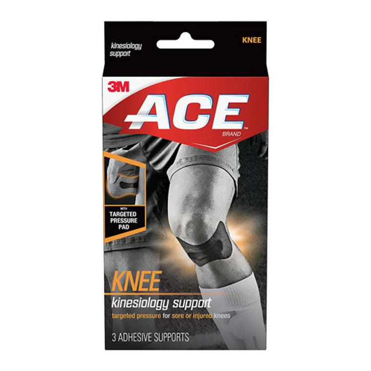 ACE Ace Kinesiology Knee Support Supports & Braces Black