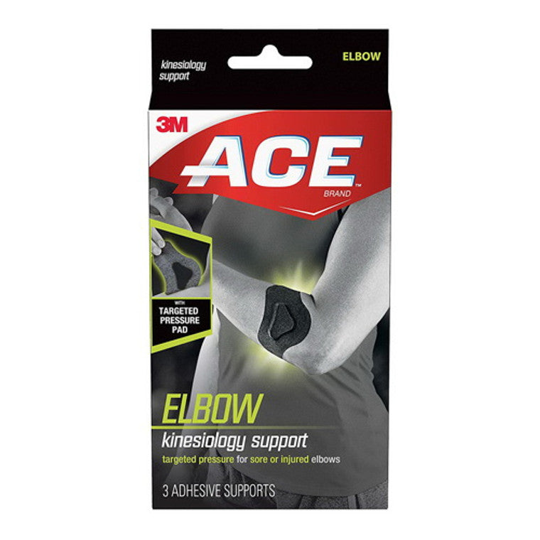 3M 3M ACE Kinesiology Elbow Support Plant Cages & Supports Black