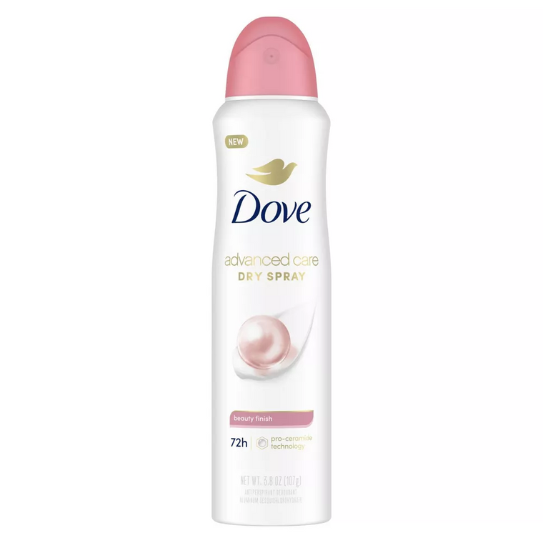 Dove Dove Advanced Care Dry Spray - Beauty Finish - 3.8 oz (107g) Deodorant & Anti-Perspirant White Smoke