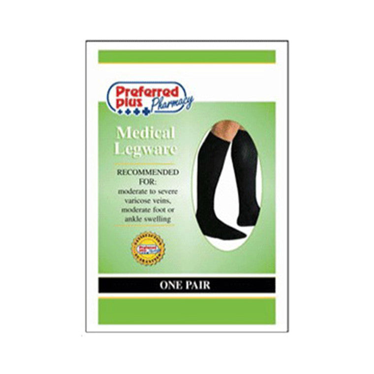 Scott Specialties Loving Comfort Dress Socks Knee High Closed Toe Men's 20-30 Mmhg Brown Large Personal Care White Smoke