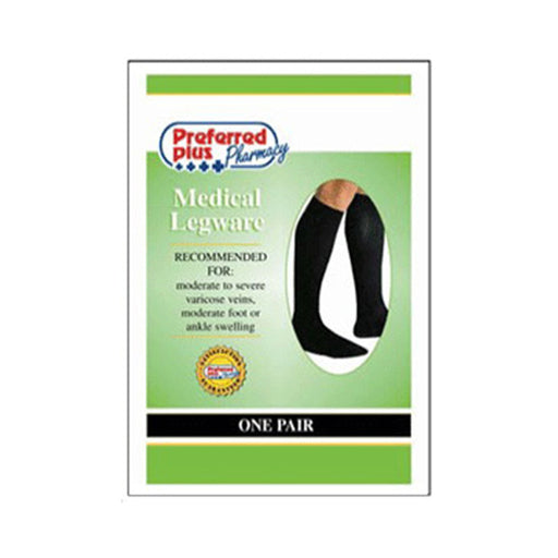 Scott Specialties Loving Comfort Dress Socks Knee High Closed Toe Men's 20-30 Mmhg Brown Large Personal Care White Smoke