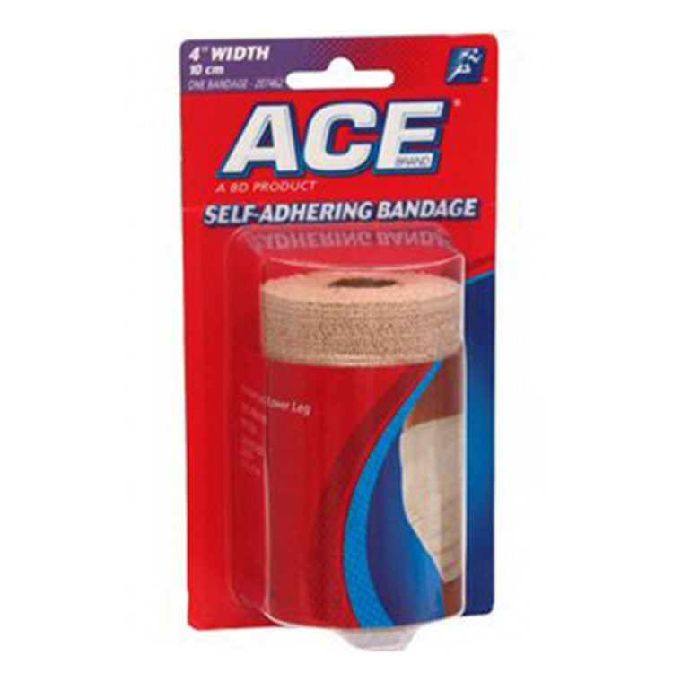 ACE ACE Bandage, Self-Adhering, 4 Inch Width Medical Tape & Bandages Firebrick