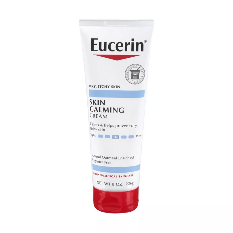 Eucerin Eucerin Skin Calming Daily Body Cream - 8oz Lotion & Moisturizer White Smoke