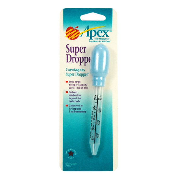 Apex Apex Medicine Dropper, 5 ml (1 Tsp) – Calibrated for Accurate Dosing Medicine & Drugs Dark Cyan