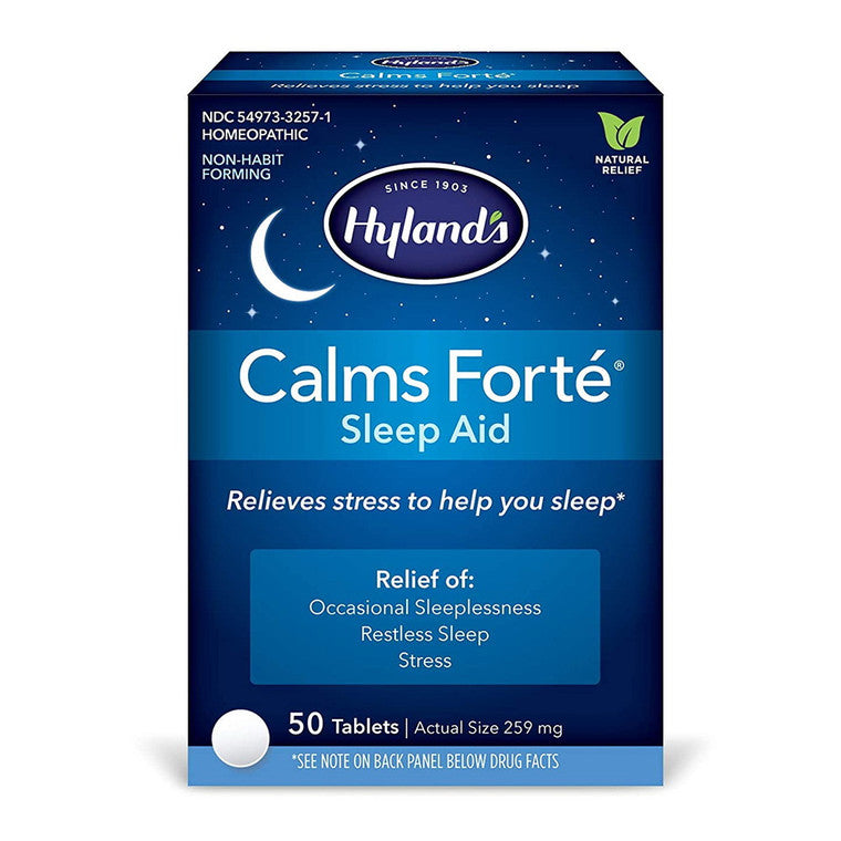 Hyland's Hyland's Homeopathic Calms Forte Sleep Aid Tablets Vitamins & Supplements Midnight Blue