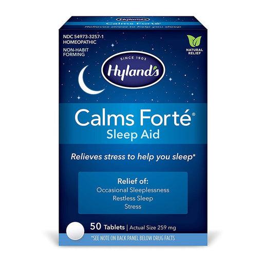 Hyland's Hyland's Homeopathic Calms Forte Sleep Aid Tablets Vitamins & Supplements Midnight Blue