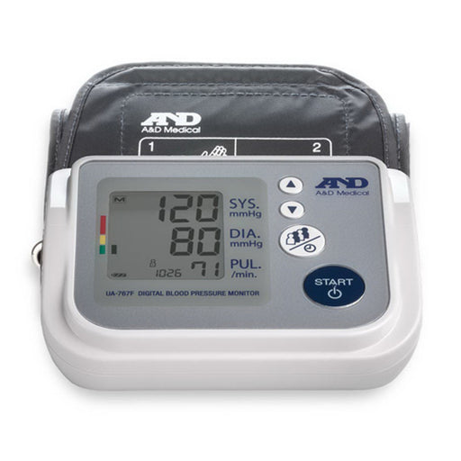 A&D Medical A&D Medical Blood Pressure Monitor W & Wide Cuff Blood Pressure Monitors White Smoke