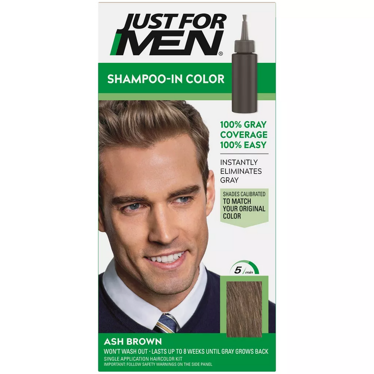 Just For Men Just For Men Shampoo-In Color Gray Hair Coloring Hair Color White Smoke
